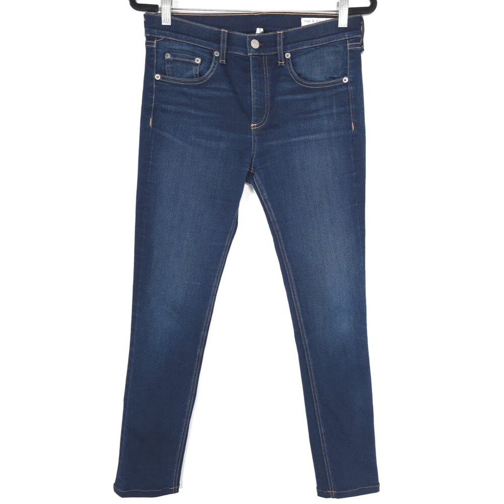 RAG & BONE Indi Women's‎ Skinny Jeans 29 Stretch Mid Rise USA MADE Bedford